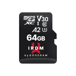 GOODRAM Memory Card IRDM 64GB UHS I U3 A2 + Adapter