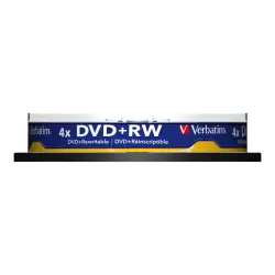 VERBATIM 43488 Verbatim DVD+RW cake box 10 4.7GB 4x