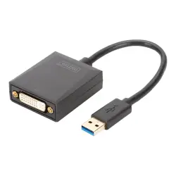 DIGITUS DA-70842 Adapter graficzny DVI 1080p FHD na USB 3.0, aluminiowy