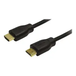 LOGILINK CH0076 LOGILINK - Kabel HDMI High Speed z Ethernetem, czarny, 20 cm