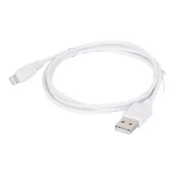 GEMBIRD CC-USB2-AMLM-W-1M Gembird kabel USB do 8-pin ładowanie transmisja (Ipad,Iphone5/6/7/8/X) 1m biał