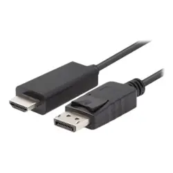 LANBERG Kabel DisplayPort M v1.1->HDMI M 3m czarny