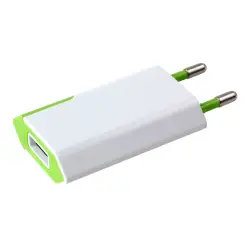 TECHLY 100044 Techly Sieciowa ładowarka USB Slim 230V -> 5V/1A biało/zielona