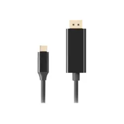 LANBERG Kabel USB-C M ->DisplayPort M 1m 4K 60Hz czarny