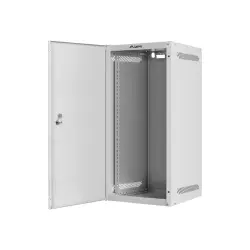 LANBERG Rack cabinet 10inch wall mount 12U 280x310 grey with metal door flat pack