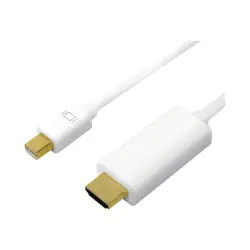 LOGILINK CV0125 LOGILINK - Kabel MiniDisplayPort / HDMI 4K ,dł.5m, kol.biały