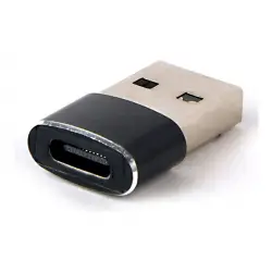 GEMBIRD Adapter USB A męski do USB typu C żeński czarny