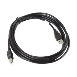 LANBERG CA-USBA-10CC-0030-BK Lanberg kabel USB 2.0 AM-BM 3m czarny