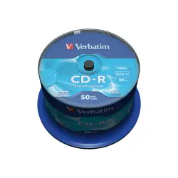 VERBATIM 43351 Verbatim CD-R   cake box 50 700MB 52x DataLife