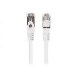 LANBERG Patchcord Cat.6 FTP 1m white 10-pack