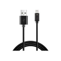 SANDBERG USB>Lightning MFI 1m Black