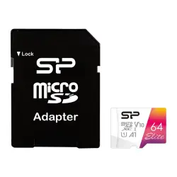 SILICON POWER memory card Elite Micro SDXC 64GB UHS-I A1 V10