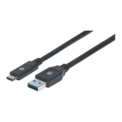 MANHATTAN 354981 Manhattan Kabel USB-C 3.1 Gen1, USB C/USB A M/M 3m czarny