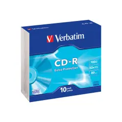 VERBATIM 43415 Verbatim CD-R   slim jewel case 10 700MB 52x DataLife