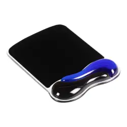 KENSINGTON 62401 Podkładka pod mysz Crystal Mouse Pad Wave - żelowa, niebiesko-czarna