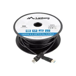 LANBERG kabel HDMI v2.1 8K M/M 50m optyczny AOC