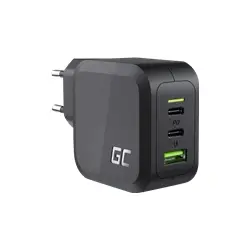 GREEN CELL Ładowarka PowerGaN 65W 2x USB-C PD 1x USB-A UC GaN