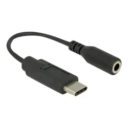 DELOCK 65842 Delock Adapter/przejściówka USB Type-C (M) > Stereo Jack żeński, 14 cm