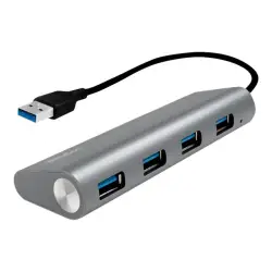 LOGILINK UA0307 LOGILINK - Hub USB 3.0, 4-portowy, aluminiowa obudowa