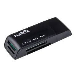 NATEC NCZ-0560 Natec Czytnik Kart MINI ANT 3 SDHC, MMC, M2, Micro SD, USB 2.0 Black