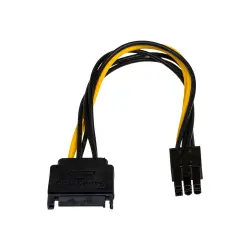 AKYGA Adapter z kablem AK-CA-30 SATA m / PCI-E 6 pin f 15cm