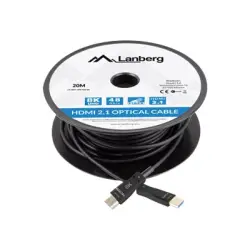 LANBERG kabel HDMI v2.1 8K M/M 20m optyczny AOC