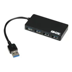 IBOX IUH3F56 HUB I-BOX USB 3.0 CZARNY 4-PORTY SLIM