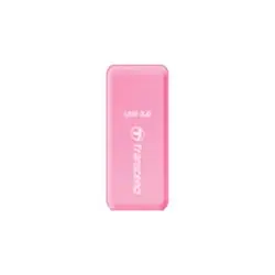 TRANSCEND TS-RDF5R Transcend card reader USB 3.1 Gen 1 SD/microSD, pink