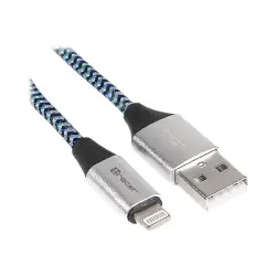 TRACER Kabel USB 2.0 iPhone AM - lightning 1.0m czarno-niebieski
