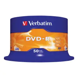 VERBATIM 43548 Verbatim DVD-R   cake box 50 4.7GB 16x matte silver