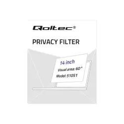 QOLTEC 51051 Qoltec Filtr prywatyzujący RODO 14 16:9