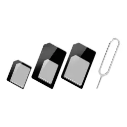 TECHLY Adapter karty SIM, nano-SIM, Micro-SIM