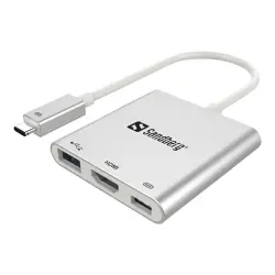 SANDBERG 136-00 Sandberg Replikator portów USB-C - HDMI+USB