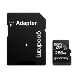 GOODRAM Karta Pamięci Micro SDXC 256GB Class 10 UHS-I + Adapter