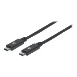 MANHATTAN 355223 Manhattan Kabel USB-C 3.1 Gen2, USB C/USB C M/M 1m czarny