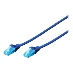 DIGITUS DK-1512-015/B Kabel Digitus patch cord UTP, CAT.5E, niebieski, 1,5m, 15 LGW