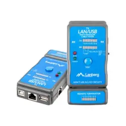 LANBERG NT-0403 Lanberg tester kabli RJ45, RJ11, USB