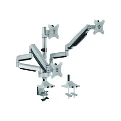LOGILINK BP0052 LOGILINK - Potrójny aluminiowy uchwyt na biurko do monitorów,13-27, max. 7 kg