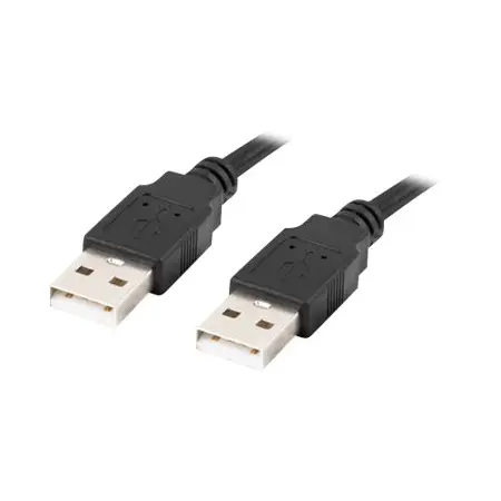 LANBERG cable USB-A M/M 2.0 0.5m black