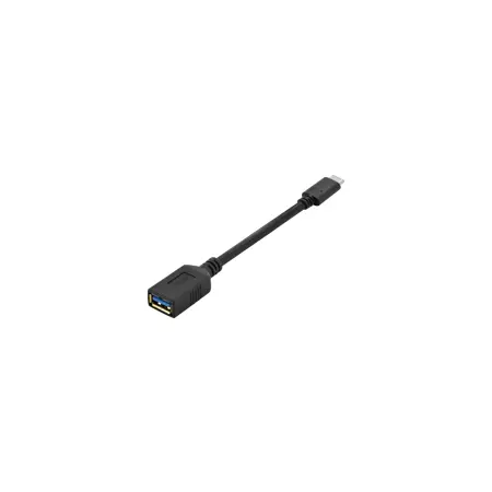 ASM AK-300315-001-S ASSMANN Kabel adapter USB 3.0 SuperSpeed OTG Typ USB C/USB A M/Ż czarny 0,15m