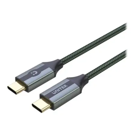 UNITEK C14079GN Kabel USB-C - USB-C 10GBPS 4K 60HZ PD 100W 1m oplot