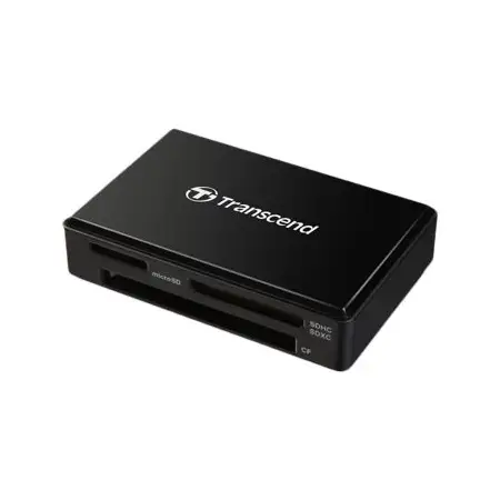 TRANSCEND TS-RDF8K2 Transcend Card Reader All-in-1 Multi Memory USB 3.0/3.1 Gen 1 Black