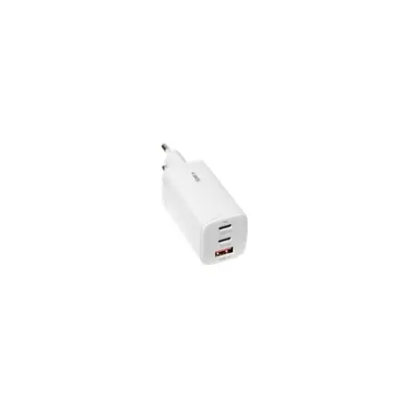 IBOX C-65 PD65W UNIVERSAL CHARGER GaN USB-C CABLE WHITE