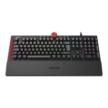 AOC AGON AGK700 Mechanical Wired Gaming Keyboard - Cherry MX Red Switches - US International Layout