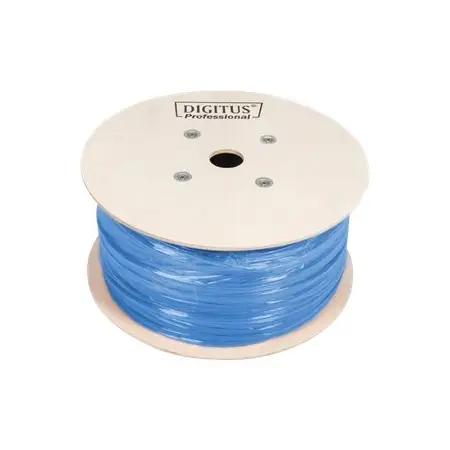 DIGITUS Installation cable cat.6A U/UTP B2ca solid wire AWG 23/1 LSOH 500m violet reel