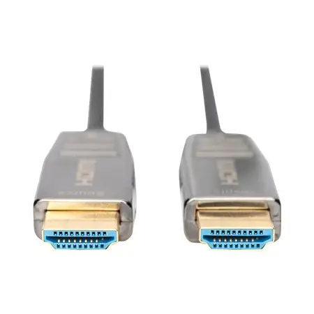 ASSMANN HDMI AOC Hybrid-fiber connection cable Type A M/M 10m UHD 8K60Hz CE gold bl