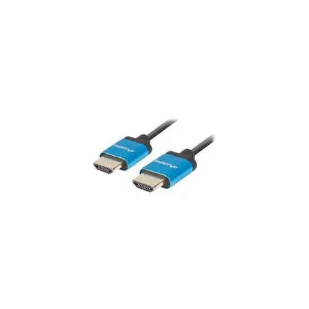 LANBERG HDMI M/M v2.0 cable 0.5m black 4K slim