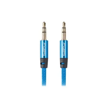 LANBERG CA-MJMJ-10CU-0020-BL Lanberg Premium kabel Audio Mini jack 3,5mm 3pin, 2m Niebieski