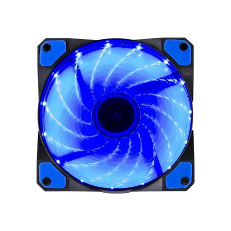 AKYGA Wentylator systemowy AW-12C-BL 120mm 15 LED niebieski Molex / 3-pin