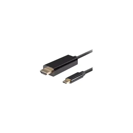 LANBERG Kabel USB-C M ->HDMI M 1m 4K 60Hz czarny